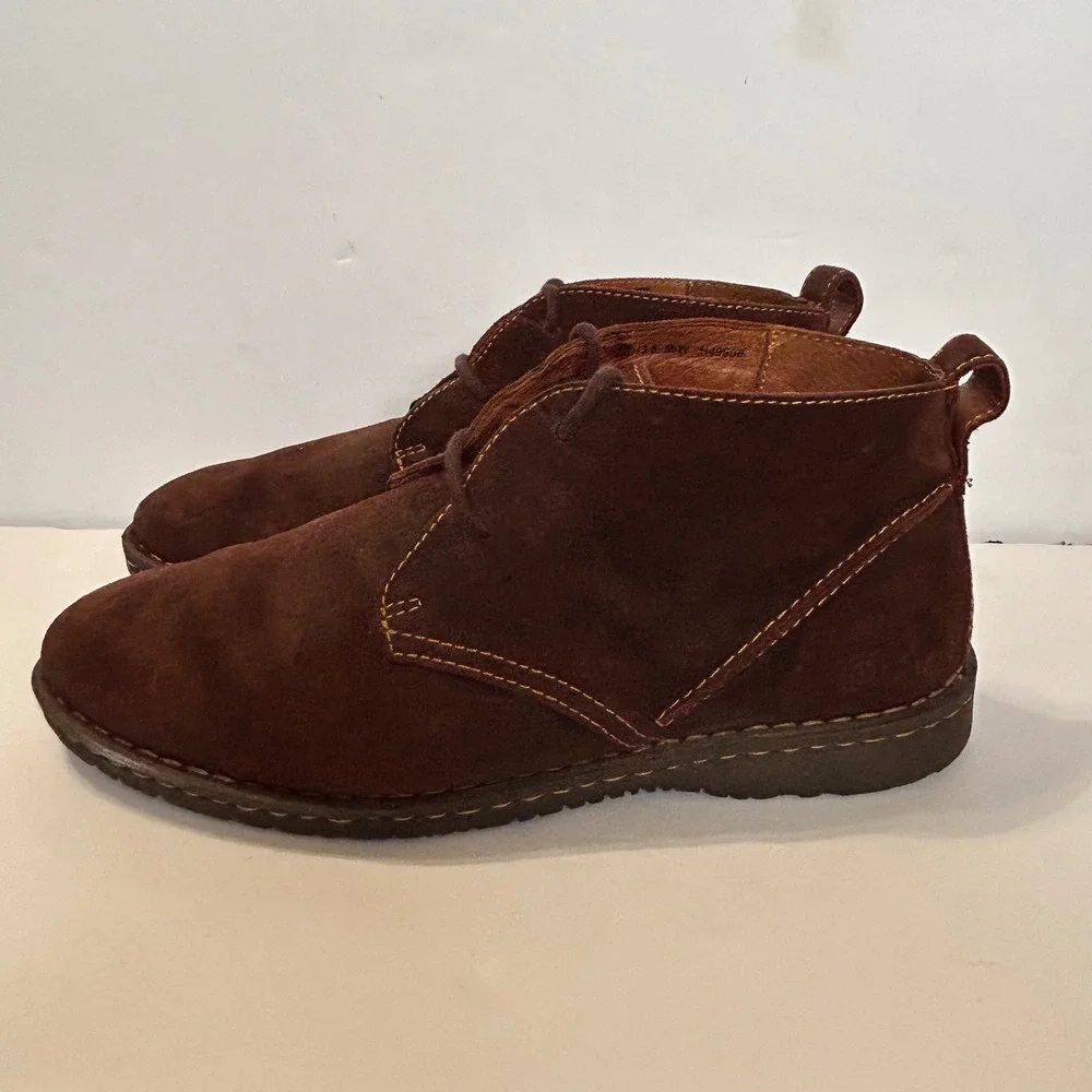 Born Brown Suede Chukka Boots - Picture 3 of 9